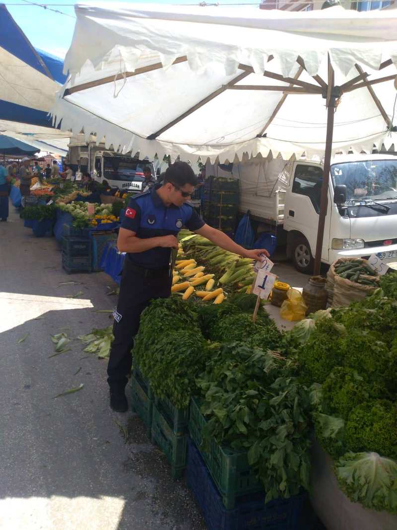 Ergene Semt Pazarları Denetleniyor