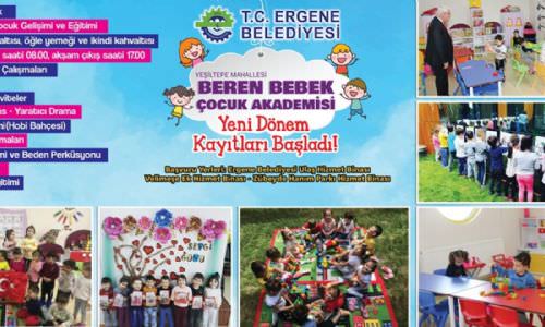 Beren Bebek Çocuk Akademisinde Yeni Dönem Kayıtları Başladı