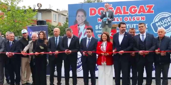 Kırkgöz Mahallesine Doğal Gaz Temeli  Atıldı