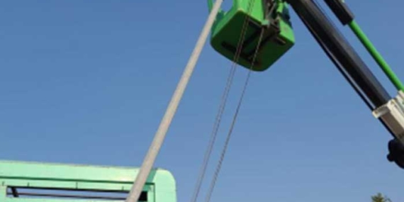 Ergene’de Devrilen Aydınlatma Direği Trafiği  Olumsuz Etkiledi