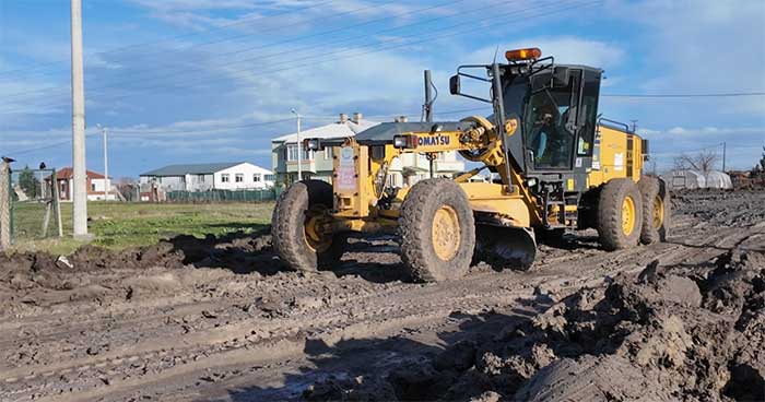 Ergene Belediyesi Fen İşleri 7/24 Sahada 1 ergenede ekipler calisiyor